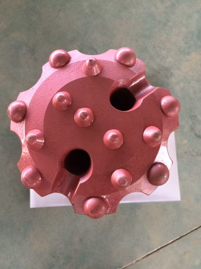 Punta da trapano a faccia piatta DTH da 115 mm per DTH Hammer Cop34 DHD340