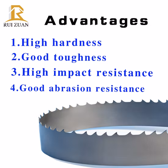 Lame a nastro bimetalliche per segatrici per legno per il taglio di legno e metallo
