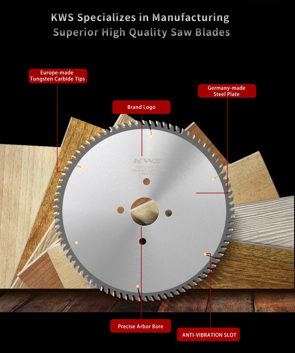 Tct Panel Sizing Saw Blade 400mm 96t for Panel Sizing Machine Double Milling Machine to Size Board with/Without Veneered Cover (MDF Chipboard Plywood)