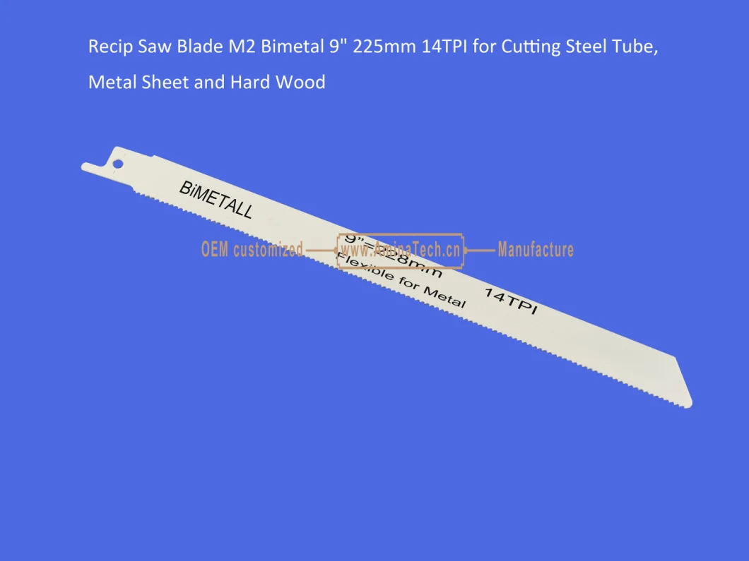 Recip Saw Blade M2 Bimetal 9
