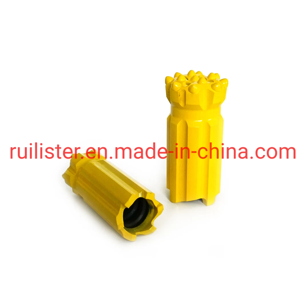 Tungsten Carbide Button Drill Bit R32 Dia 64mm Flat Face or Drop Center Made in China