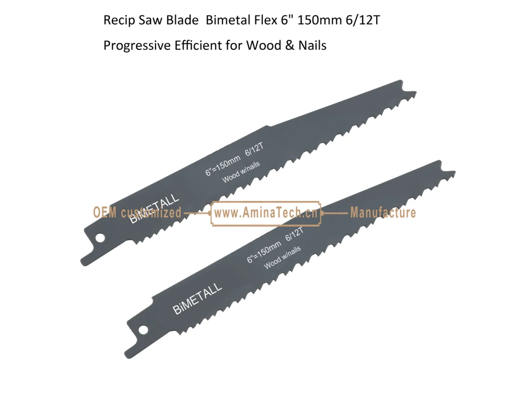 Recip Saw Blade Bimetal Flex 6