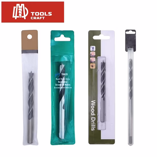 Set di punte a coclea lunghe 6 pezzi da 300 mm per legno